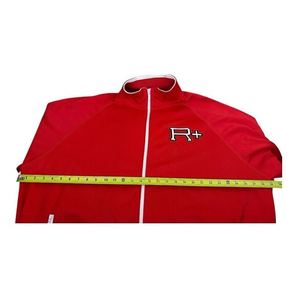 Rocawear R+ logo zipper up track jacket Red men's 3XL Big & Tall Embroidered - Picture 11 of 13